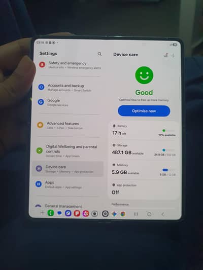 Samsung Mobile Z Fold 5 official pta approved 512gb