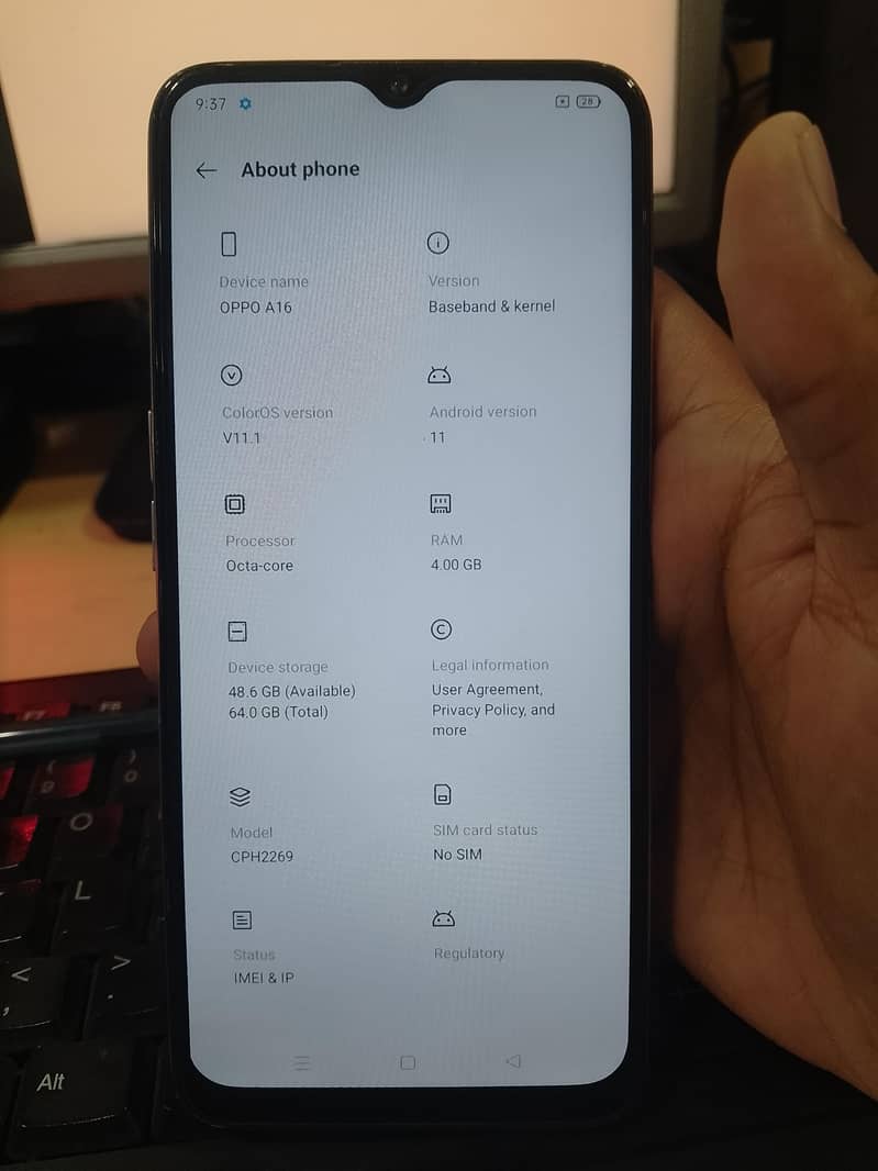 OPPO A16 5