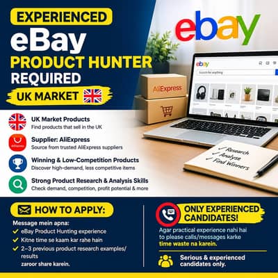 Experienced eBay Product Hunter Required – UK Market