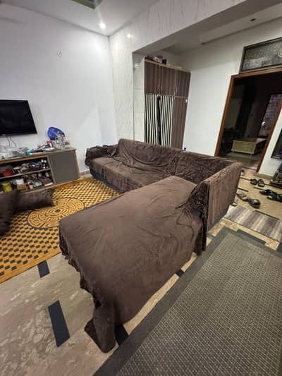 L shaped sofa set