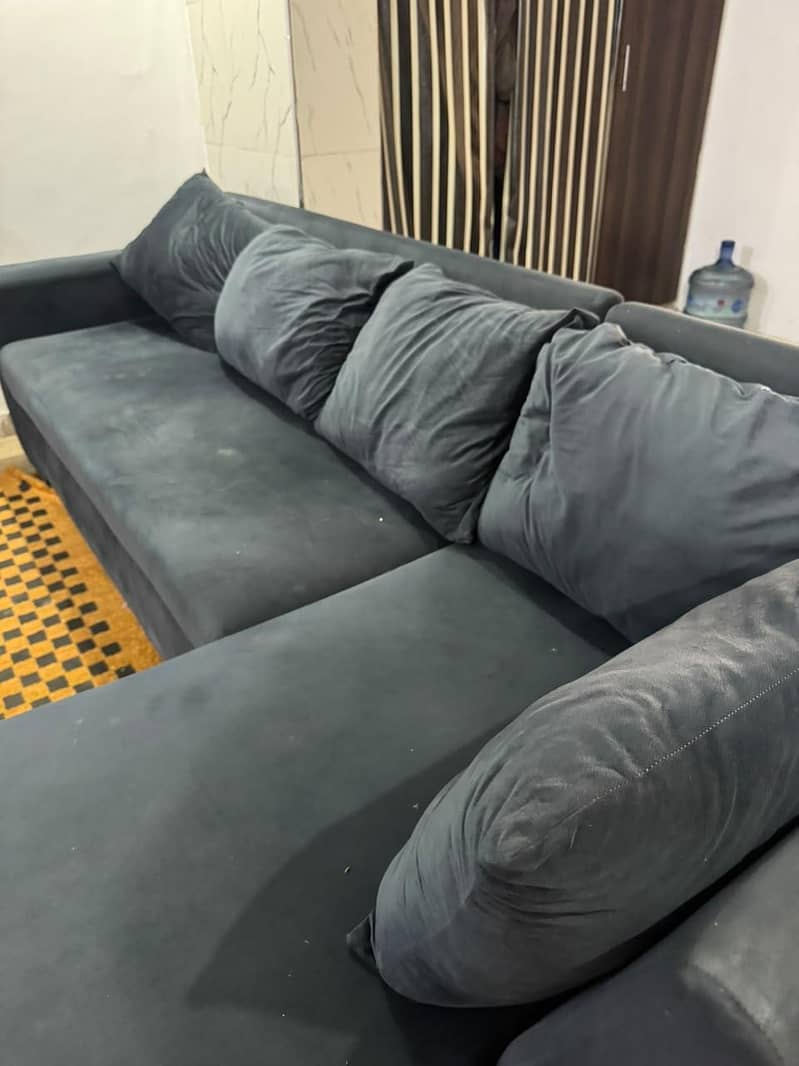 L shaped sofa set 3