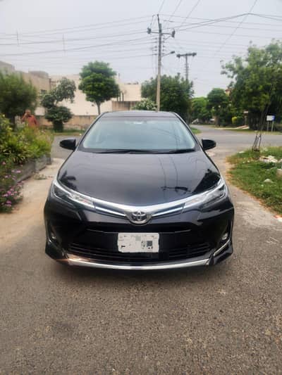 Toyota Altis Grande 2023 black with black
