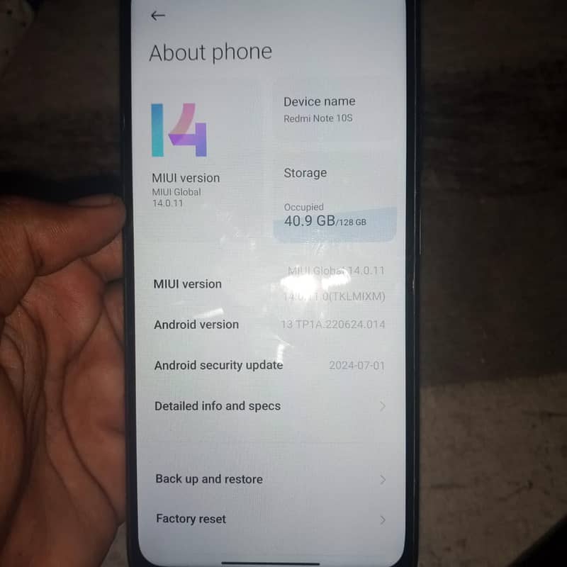 Xiaomi Redmi Note 10S 1