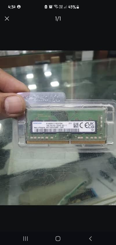 16gb DDR4 & 8gb DDR4 Pulled Ram
