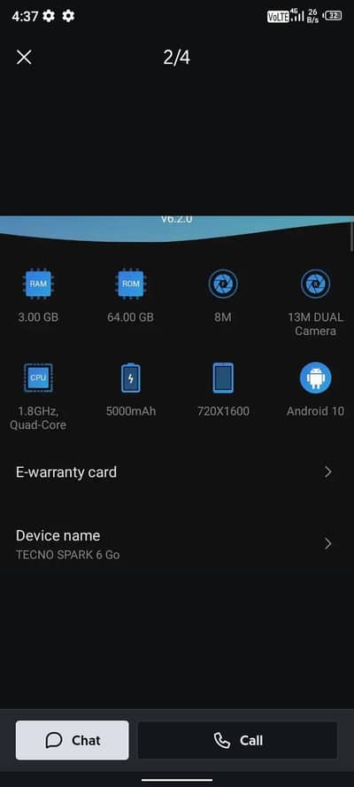 Tecno Spark 6 3 64