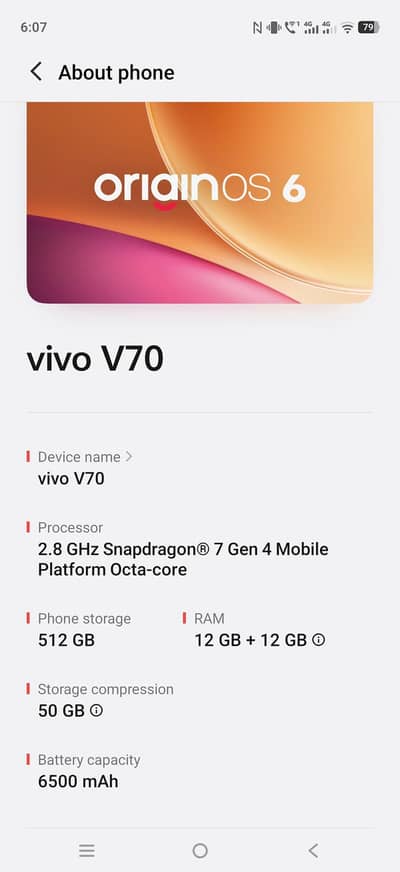 Vivo V70 5G