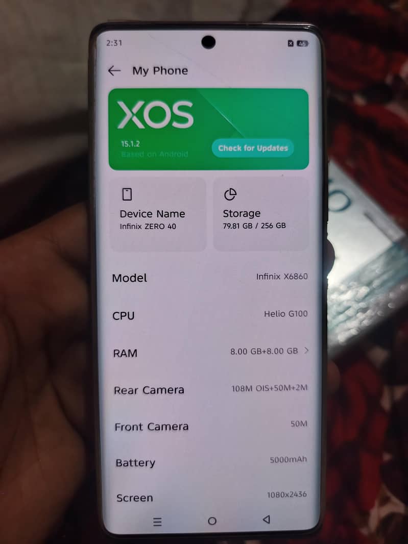 Infinix Zero 40    10/10 2