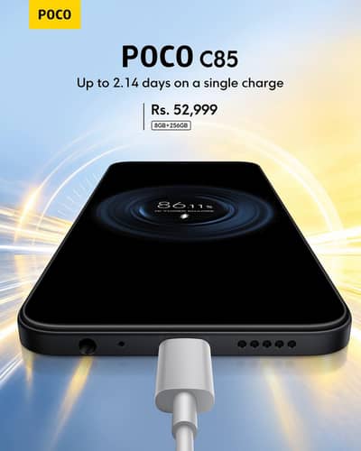 Xiaomi POCO C85 8/256 Just Box Open Black Color