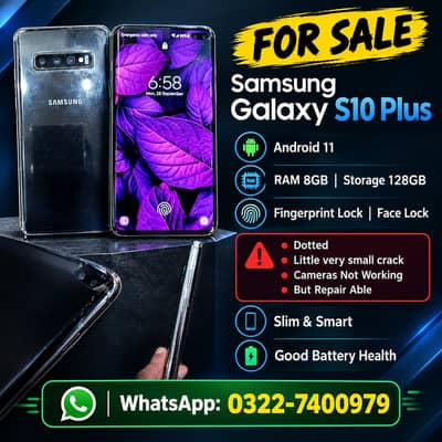 Samsung Mobile S10 Plus | For Sale | 8GB/128GB Storage