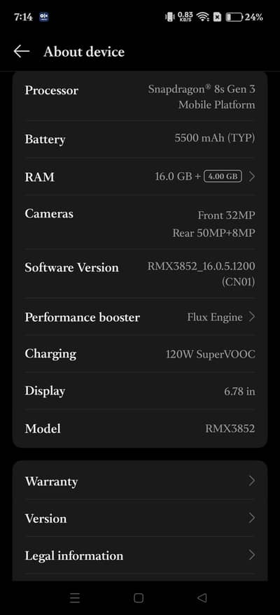 Realme GT Neo6 16/256