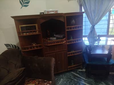 wooden corner almari piece