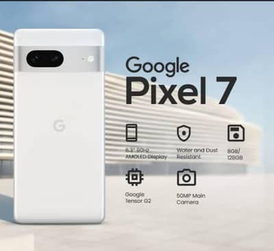 Waite color Google pixel 7    8gb 128gb. android 17.5 update. all okay