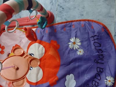 baby coat and baby playing mat
