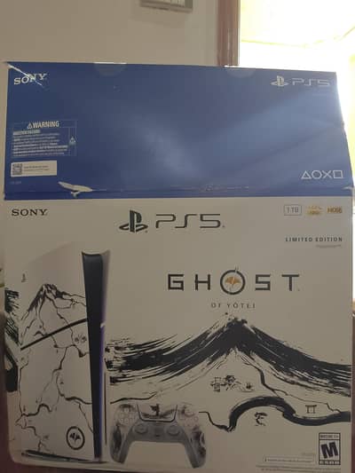 Sony PS-5 Slim, Disc, Ghost of Yotei for Sale (Ltd Edition, Unused)