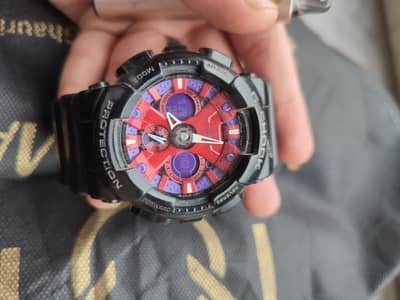Casio G-Shock GA-120B-1A 2011 Red/Purple Dial