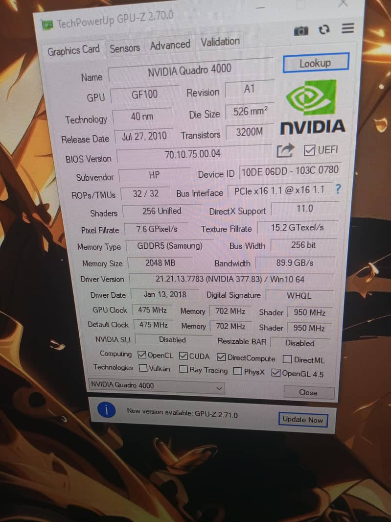 QUADRO 4000 2