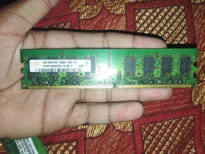 2gb 2Rx8 PC2-5300u-555-12 HYMP125U64CP8-y5 AB-C