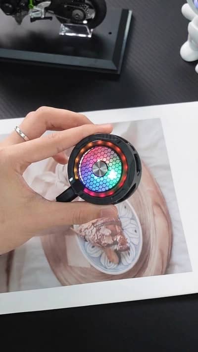 RGB Magnetic Phone Cooler  Fast Cooling for PUBG & Gaming