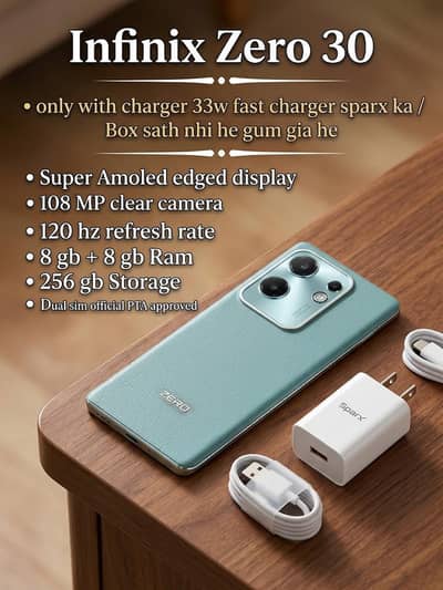 Infinix Zero 30 good condioned he