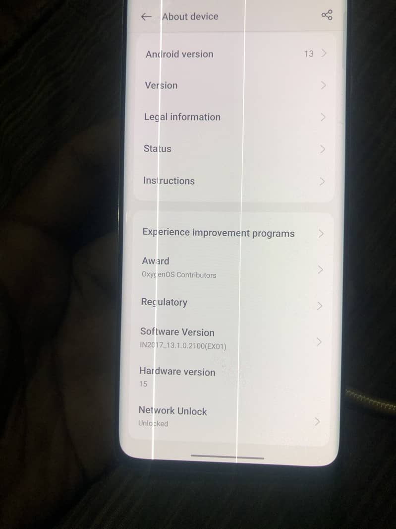One Plus 8 only 2lines 6