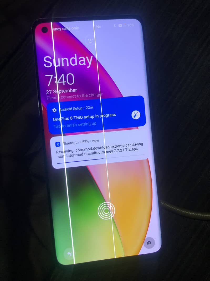 One Plus 8 only 2lines 7