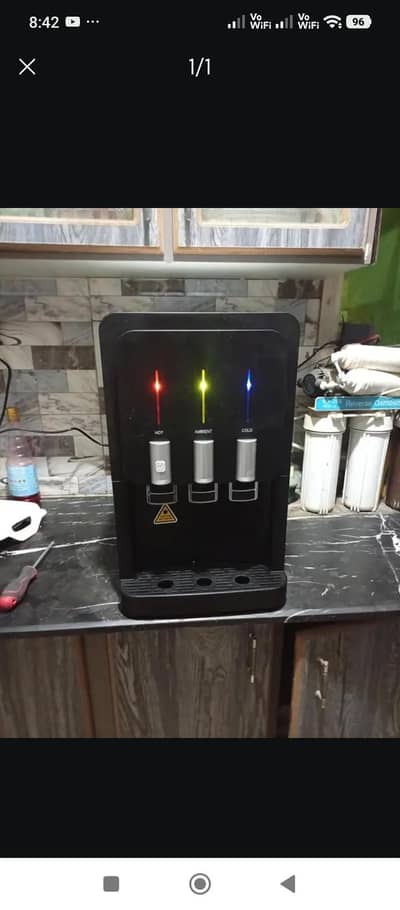 RO Reverse Osmosis Water Filter System with dispancer Hot Cold Water