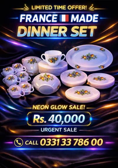 France Dinner Set (ARCOPAL)