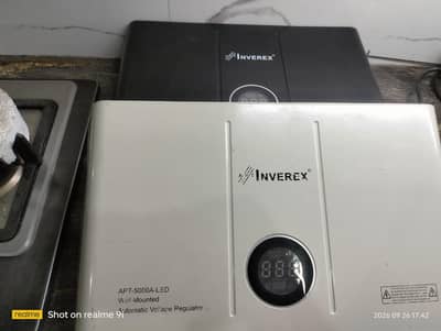 2 Inverex Voltage Stabilizer 5000VA, wall mounted