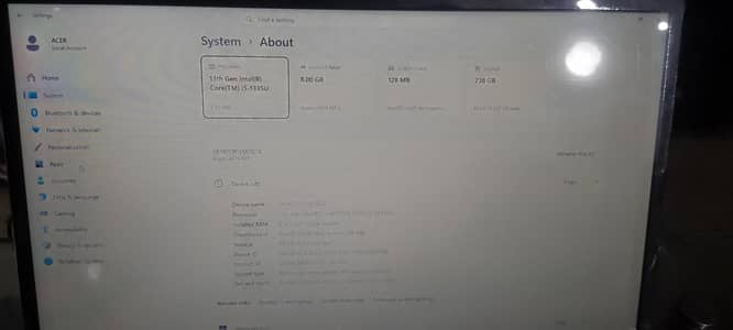 Acer Aspire 5 | Core i5 13th Gen | 8GB RAM | 256GB SSD | Iris Xe | FHD