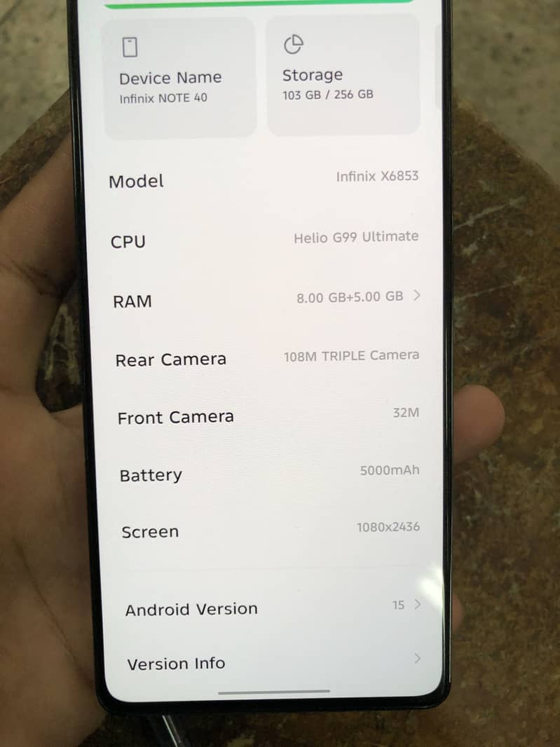 Infinix Note 40 6