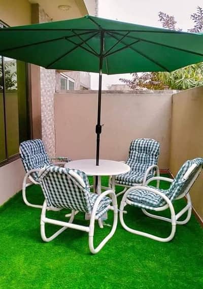 Miami pvc chairs table extra comfort imported umboutdoor furniture set