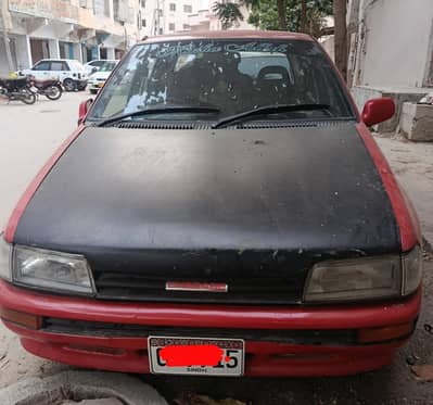 Daihatsu Charade 1988 Corolla 1.3 engine installed