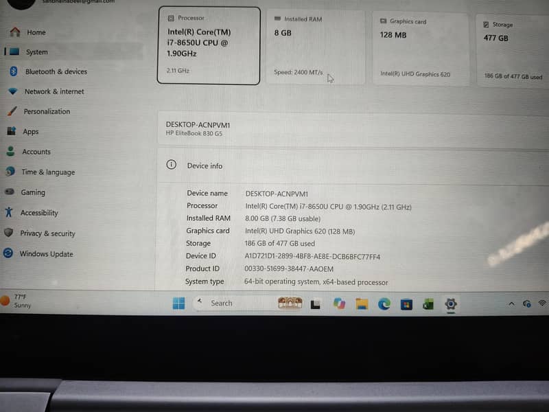 Hp Corei7 2