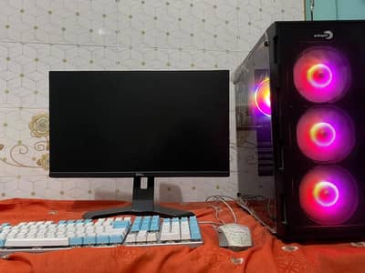 gaming PC Core i7 12GB Ram 128GB SSD RGB case