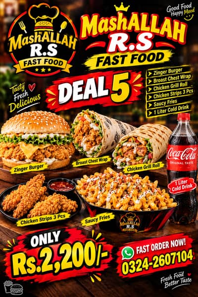 MashALLAH R. S fast food fresh mood