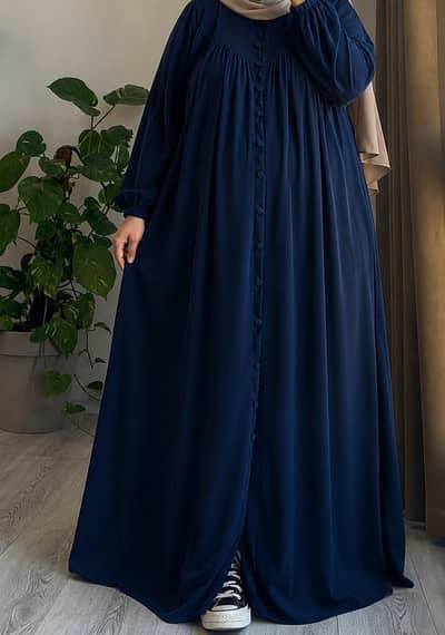 Blue abaya