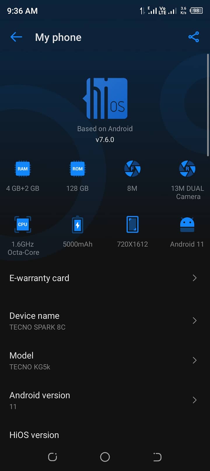 Tecno Spark 8C 2