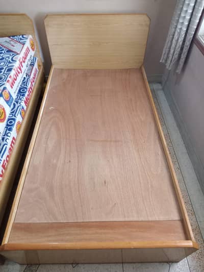Three (03) Single Beds with Matterses