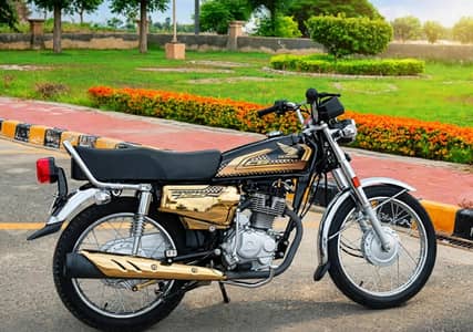 Honda CG 125S GOLD 2025 BLACK urgent sale