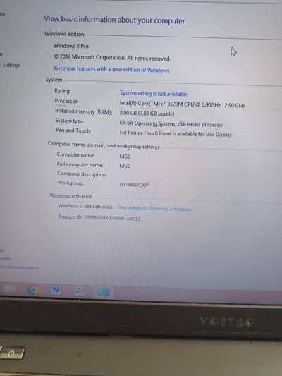Dell laptop