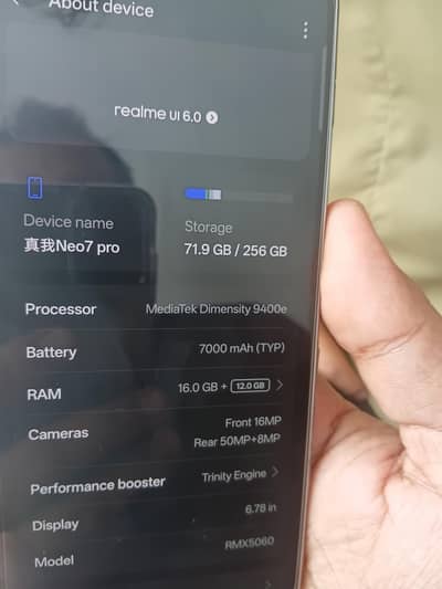 Realme  neo 7