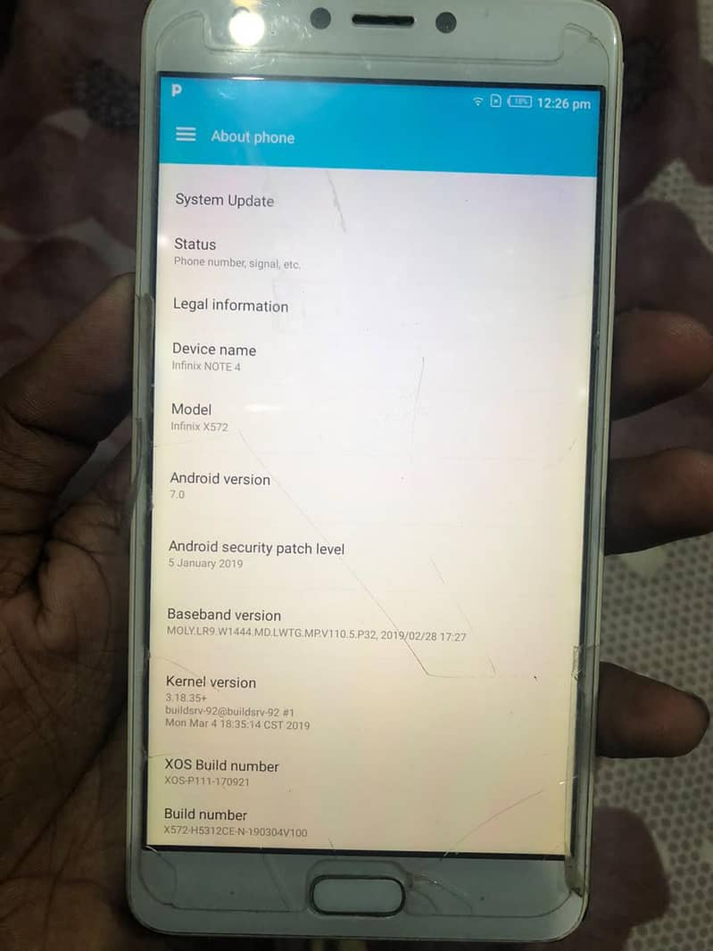 Infinix Note 4 7