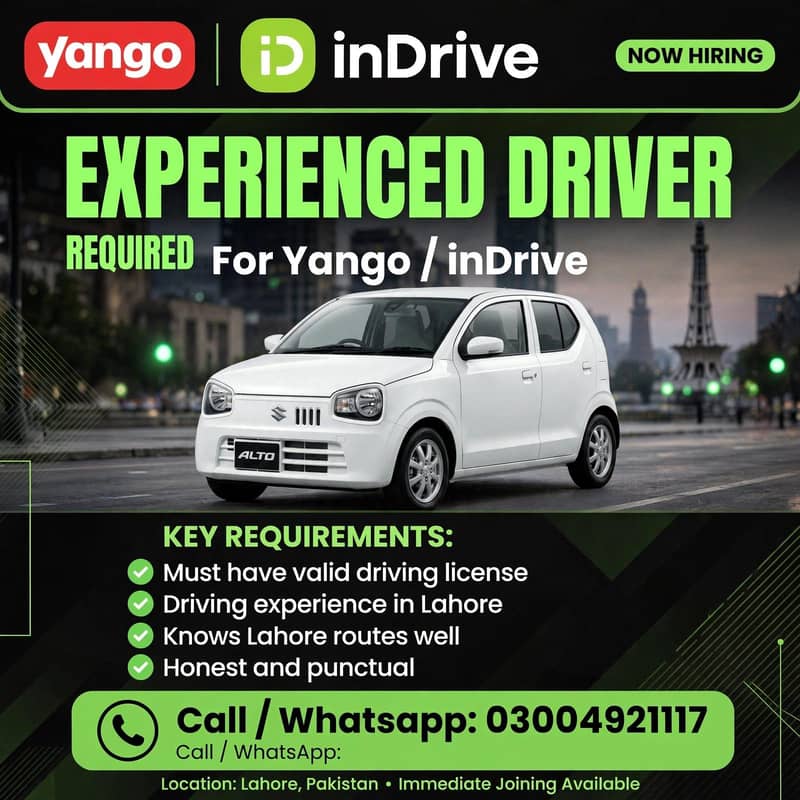 Driver Required 1