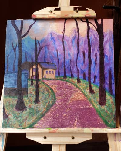 Original handmade Acrylic Scenery Painting