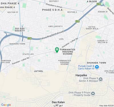 Good Good Location 10 Marla Residential Plot For Sale In Formanites Housing Scheme - Block E