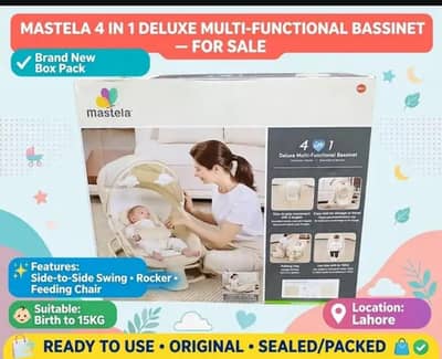Mastela 4 in 1 Deluxe Multi-Functional Bassinet