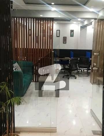 Rent Own Your Office Today-Prime Space Fully Furnished 1440sqft Mezzanine Floor For Sale In Blue Area