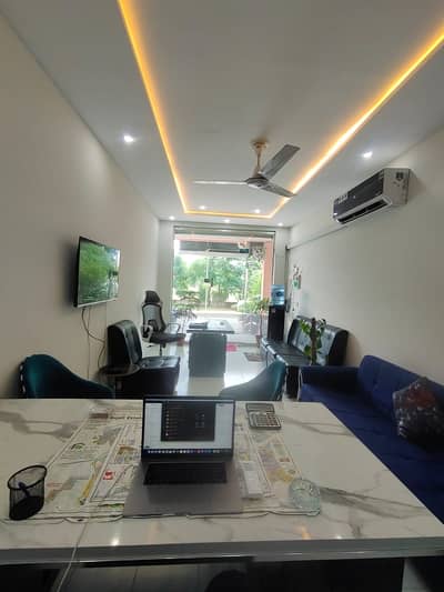 Shop For Rent Facing Park Best For Silent Office Punjab Society phase 2 Near Wapda Town & College Road