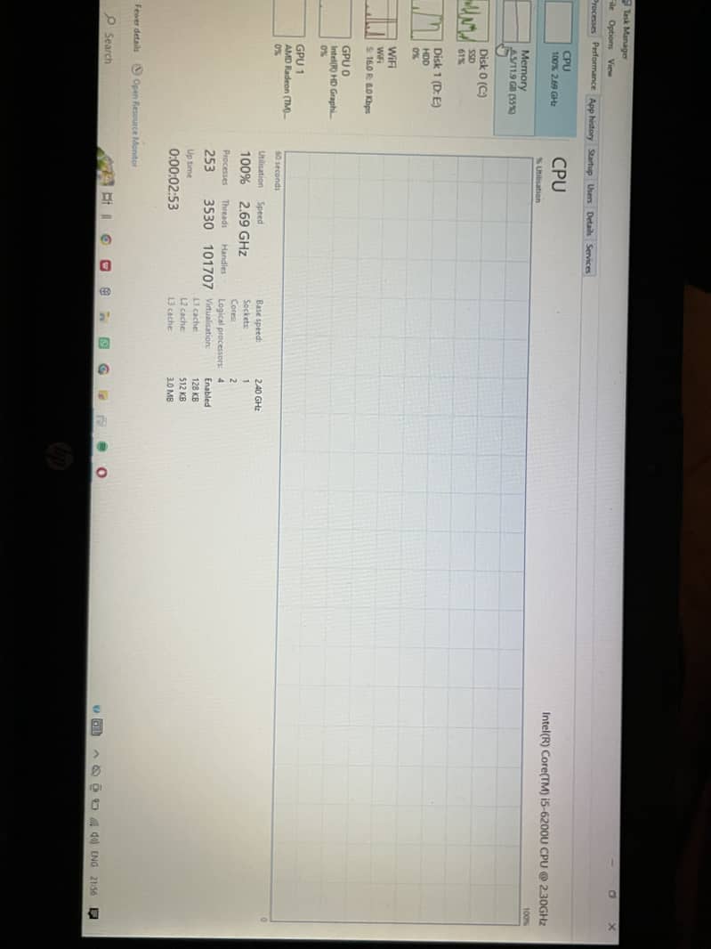 HP notebook 6