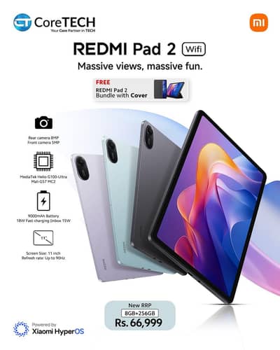Redmi Pad 2, 6GB, 128 GB